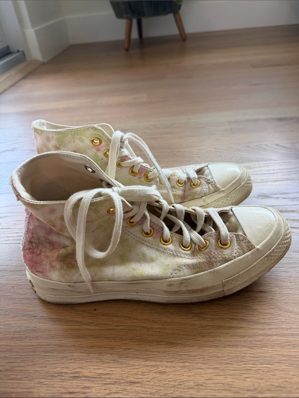 Vintage Converse Chuck Taylor All Star 70 Hi Tie Dye Sneakers Sz 8.5 Women’s